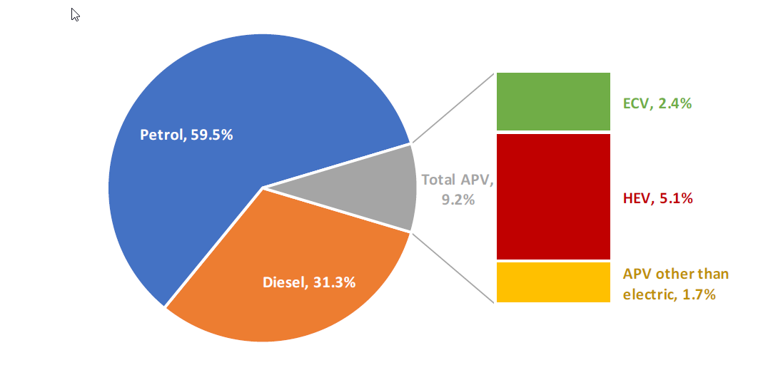 ACEA fuel type chart